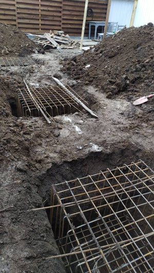 Layout of Excavation and Reinforcement Installation for a 157 sqm House Foundation Project thumbnail