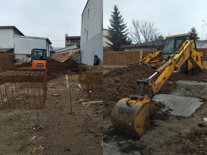 Layout of Excavation and Reinforcement Installation for a 157 sqm House Foundation Project thumbnail