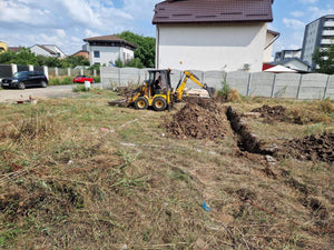 Layout and Excavation for a Single-Story and Two-Story House Foundation in Bucharest thumbnail