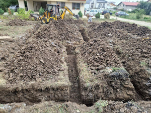 Layout and Excavation for a Single-Story and Two-Story House Foundation in Bucharest thumbnail