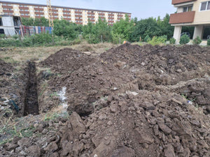 Layout and Excavation for a Single-Story and Two-Story House Foundation in Bucharest thumbnail