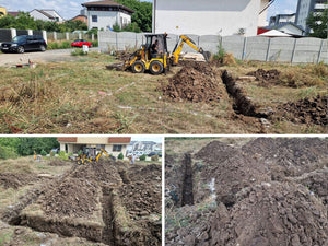 Layout and Excavation for a Single-Story and Two-Story House Foundation in Bucharest thumbnail