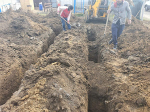 Layout and Excavation for a 134 sqm House Foundation on a Metal Structure thumbnail