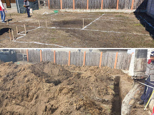 Layout and Excavation for a 134 sqm House Foundation on a Metal Structure thumbnail