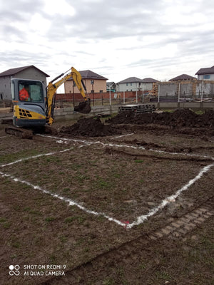 Mechanized Layout and Excavation for a Ground Floor + 1-Story House Project in Berceni thumbnail