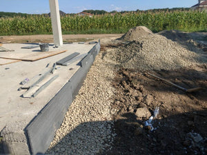 Perimeter Sidewalks for a Metal Structure House thumbnail