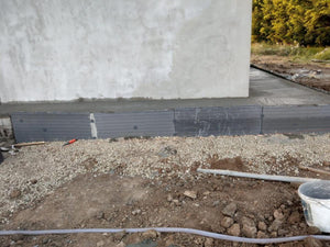 Perimeter Sidewalks for a Metal Structure House thumbnail