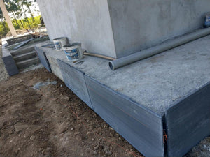 Perimeter Sidewalks for a Metal Structure House thumbnail