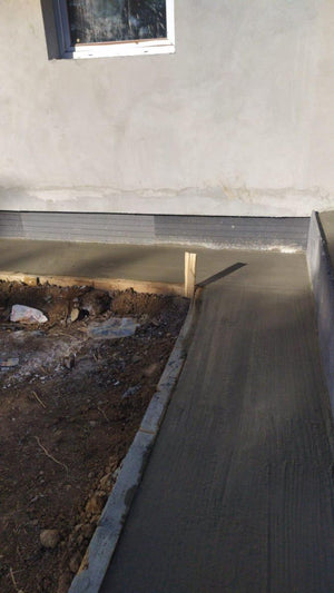 Perimeter Sidewalks for a Metal Structure House thumbnail