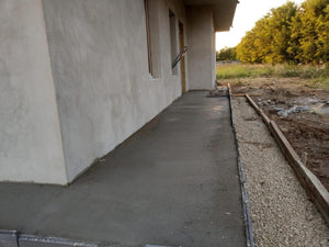 Perimeter Sidewalks for a Metal Structure House thumbnail