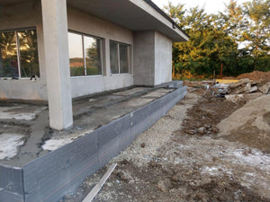 Perimeter Sidewalks for a Metal Structure House thumbnail