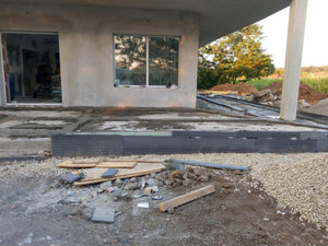 Perimeter Sidewalks for a Metal Structure House thumbnail