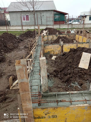 Pouring of Foundation Beam Concrete for a 2-Story House Project in Berceni thumbnail