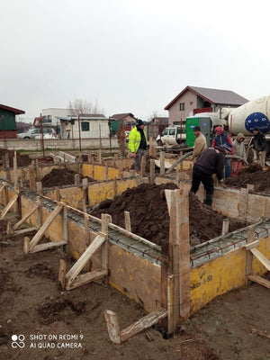 Pouring of Foundation Beam Concrete for a 2-Story House Project in Berceni thumbnail