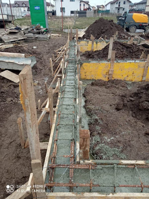 Pouring of Foundation Beam Concrete for a 2-Story House Project in Berceni thumbnail