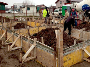 Pouring of Foundation Beam Concrete for a 2-Story House Project in Berceni thumbnail