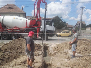 Gold-standard 191 sqm House Project in Sibiu, Concrete Mortar Pouring Stage thumbnail