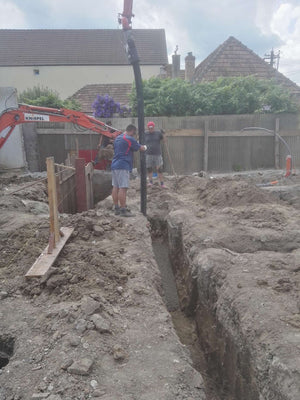 Gold-standard 191 sqm House Project in Sibiu, Concrete Mortar Pouring Stage thumbnail