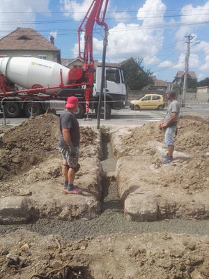 Gold-standard 191 sqm House Project in Sibiu, Concrete Mortar Pouring Stage thumbnail