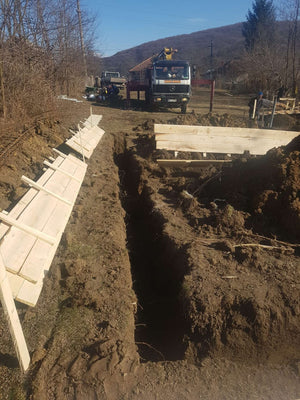 Pouring of Mortar Concrete in the Agrotourism Guesthouse Foundation thumbnail