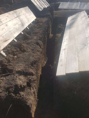 Pouring of Mortar Concrete in the Agrotourism Guesthouse Foundation thumbnail