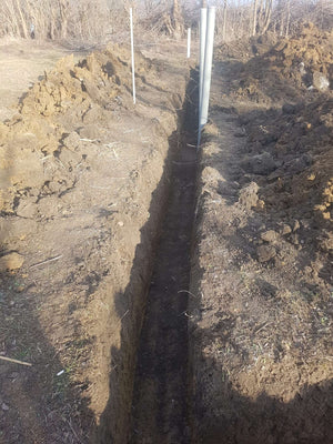 Pouring of Mortar Concrete in the Agrotourism Guesthouse Foundation thumbnail