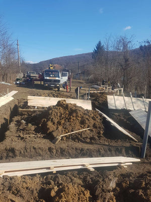 Pouring of Mortar Concrete in the Agrotourism Guesthouse Foundation thumbnail