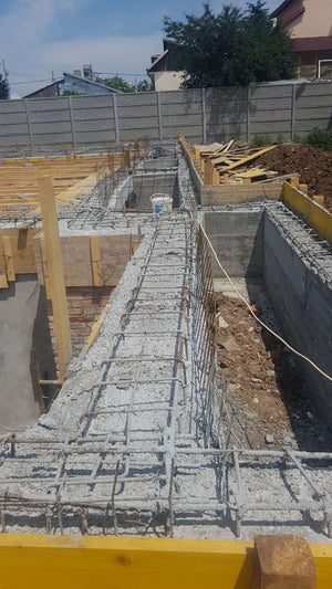 Pouring, Formwork Removal, and Waterproofing for Foundation Beams in a 240 sqm Hall Project thumbnail