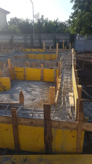 Pouring, Formwork Removal, and Waterproofing for Foundation Beams in a 240 sqm Hall Project thumbnail
