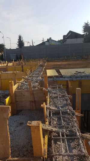 Pouring, Formwork Removal, and Waterproofing for Foundation Beams in a 240 sqm Hall Project thumbnail