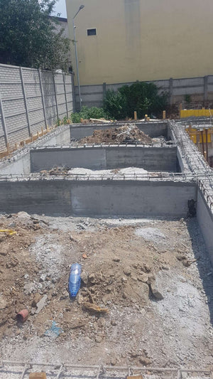 Pouring, Formwork Removal, and Waterproofing for Foundation Beams in a 240 sqm Hall Project thumbnail