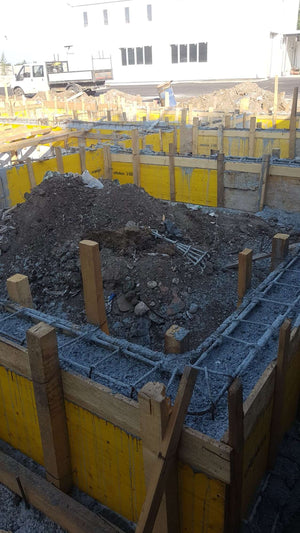 Pouring, Formwork Removal, and Waterproofing for Foundation Beams in a 240 sqm Hall Project thumbnail