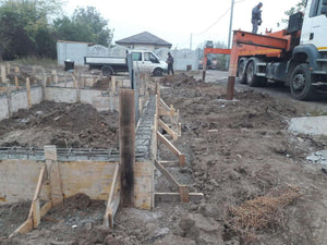 Foundation Beam Pouring for a 155 sqm Metal Structure House thumbnail