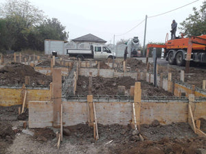 Foundation Beam Pouring for a 155 sqm Metal Structure House thumbnail