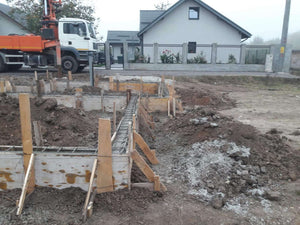 Foundation Beam Pouring for a 155 sqm Metal Structure House thumbnail