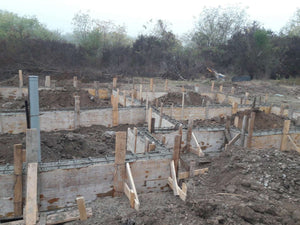 Foundation Beam Pouring for a 155 sqm Metal Structure House thumbnail