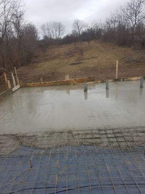 Mechanized Pouring of Foundation Plate for an Agrotourism Guesthouse thumbnail