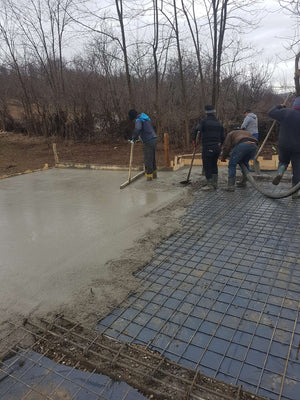 Mechanized Pouring of Foundation Plate for an Agrotourism Guesthouse thumbnail