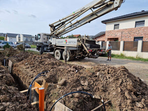 Mechanized Pouring of Foundation Base for a 194 sqm Metal House thumbnail