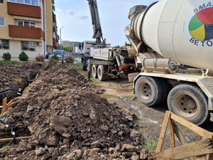 Mechanized Pouring of Foundation Base for a 194 sqm Metal House thumbnail