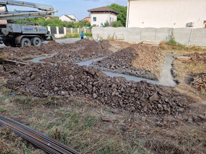 Mechanized Pouring of Foundation Base for a 194 sqm Metal House thumbnail