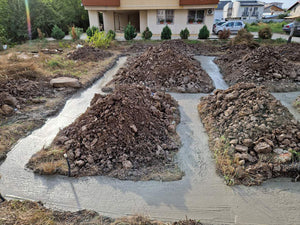 Mechanized Pouring of Foundation Base for a 194 sqm Metal House thumbnail