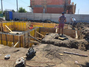Formwork and Pouring Basement Walls for a House Construction thumbnail