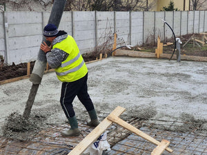 Reinforced Concrete Plate Pouring for a 480 sqm Metal Hall Project thumbnail
