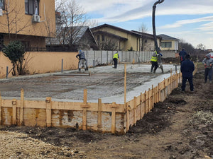 Reinforced Concrete Plate Pouring for a 480 sqm Metal Hall Project thumbnail