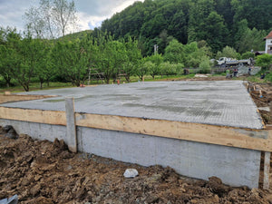 Pouring of the Foundation Slab for Two-Story House in Arges County thumbnail