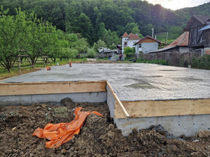 Pouring of the Foundation Slab for Two-Story House in Arges County thumbnail