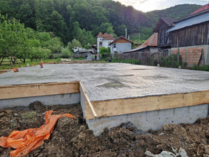 Pouring of the Foundation Slab for Two-Story House in Arges County thumbnail