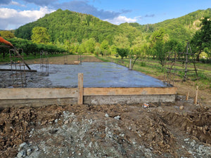 Pouring of the Foundation Slab for Two-Story House in Arges County thumbnail