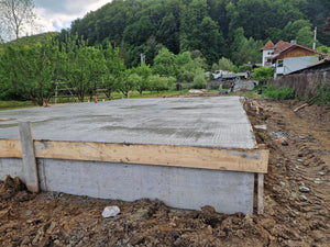 Pouring of the Foundation Slab for Two-Story House in Arges County thumbnail